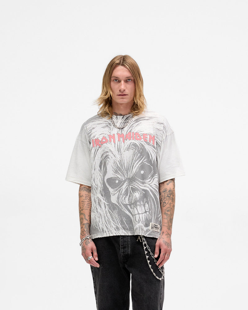 Represent X Iron Maiden Killers T-Shirt - Flat White