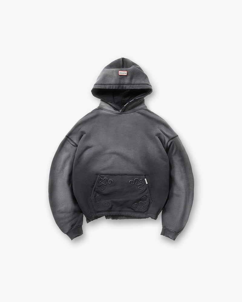 Represent X Hunter Hoodie - Stained Black