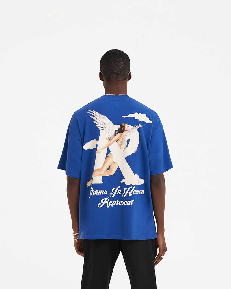 Storms In Heaven T-Shirt - Cobalt
