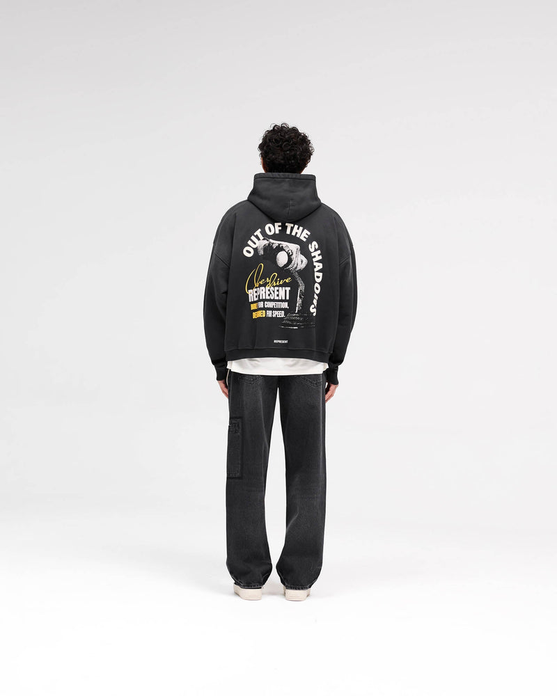 Out Of The Shadows Hoodie - Stained Black