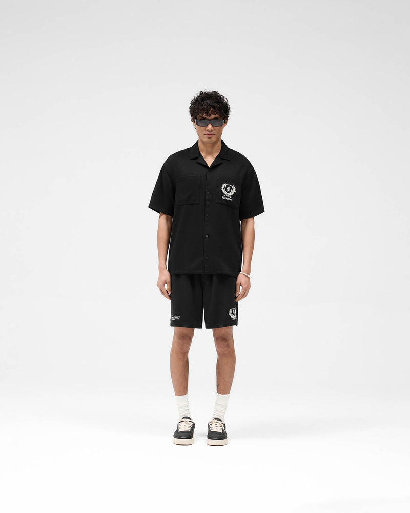 Represent Crest Shirt - Jet Black