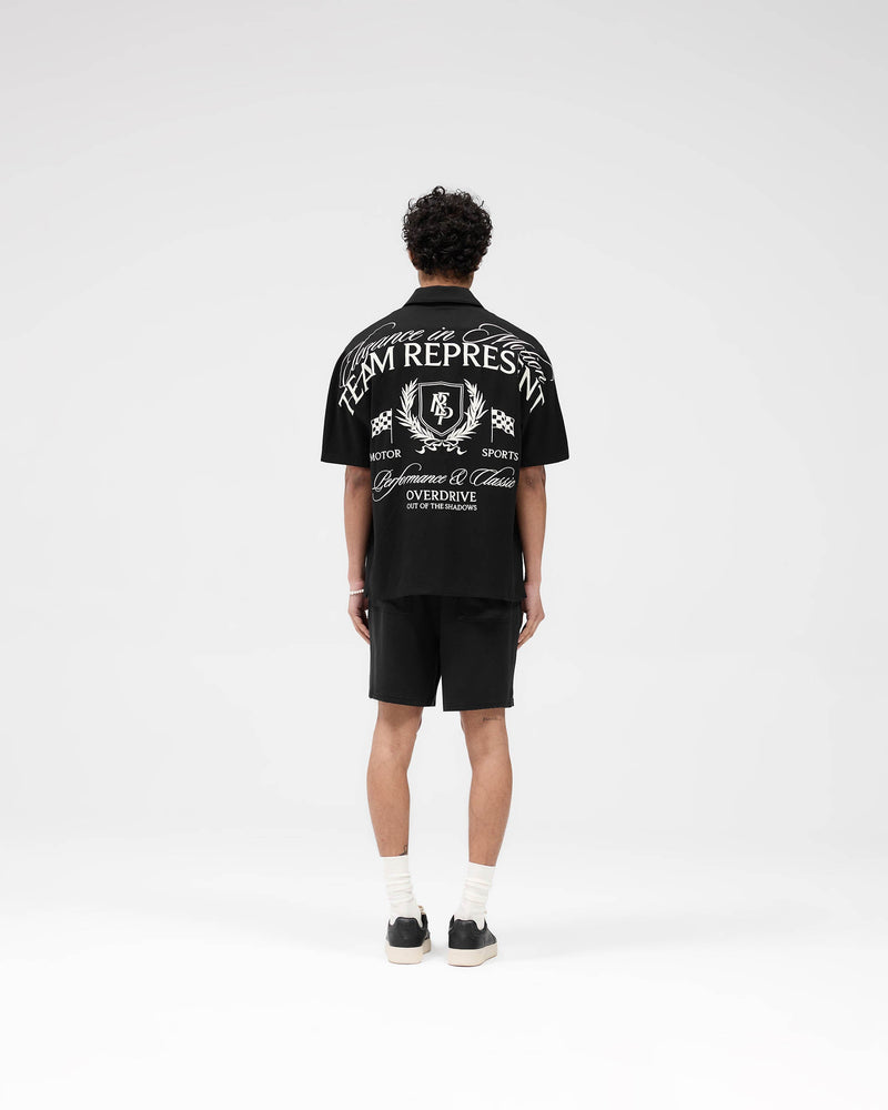 Represent Crest Shirt - Jet Black