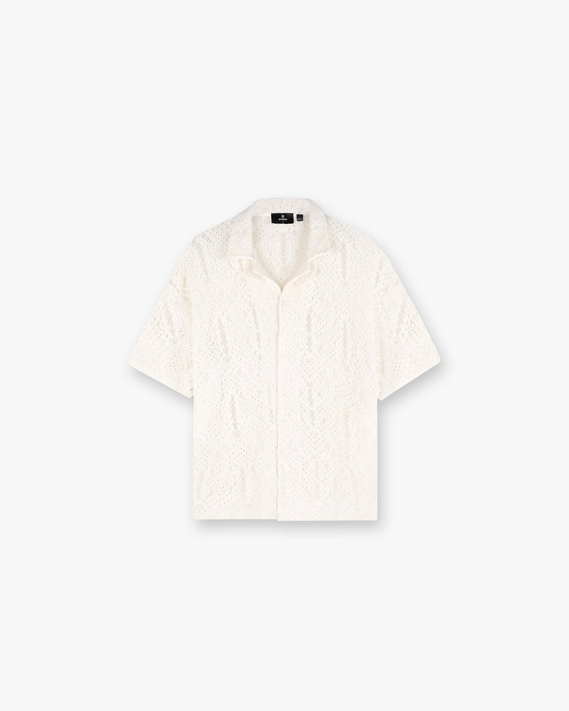 All Over Crochet Shirt - Off White