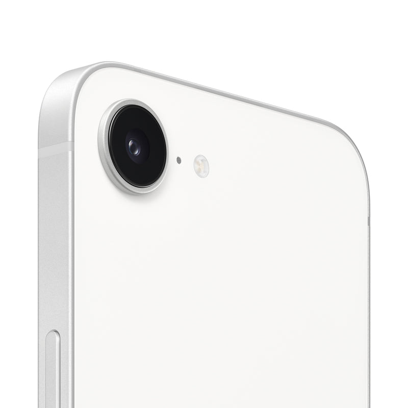 Straight Talk Apple iPhone 16e, 128GB, White - Prepaid Smartphone