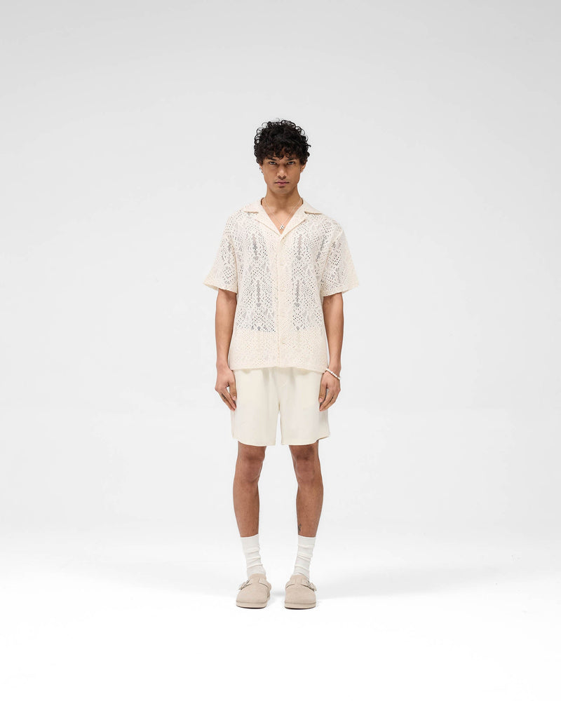 All Over Crochet Shirt - Off White