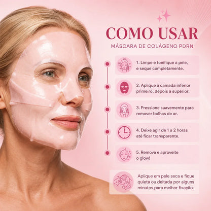 Máscara de Colágeno PDRN de Salmão - GlowUp™