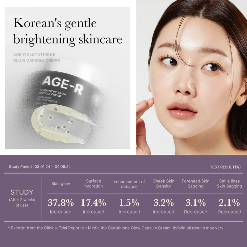 [GIFT] AGE-R Glutathione Glow Capsule Cream