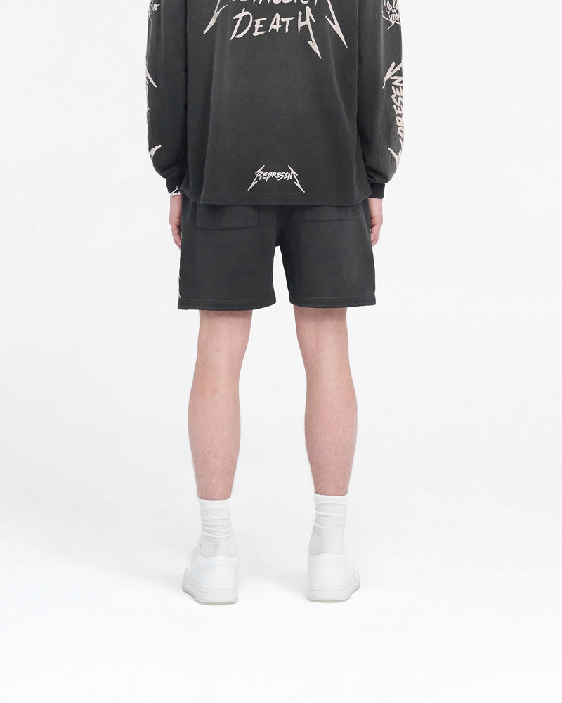 Represent X Metallica Local Crew Short - Stained Black
