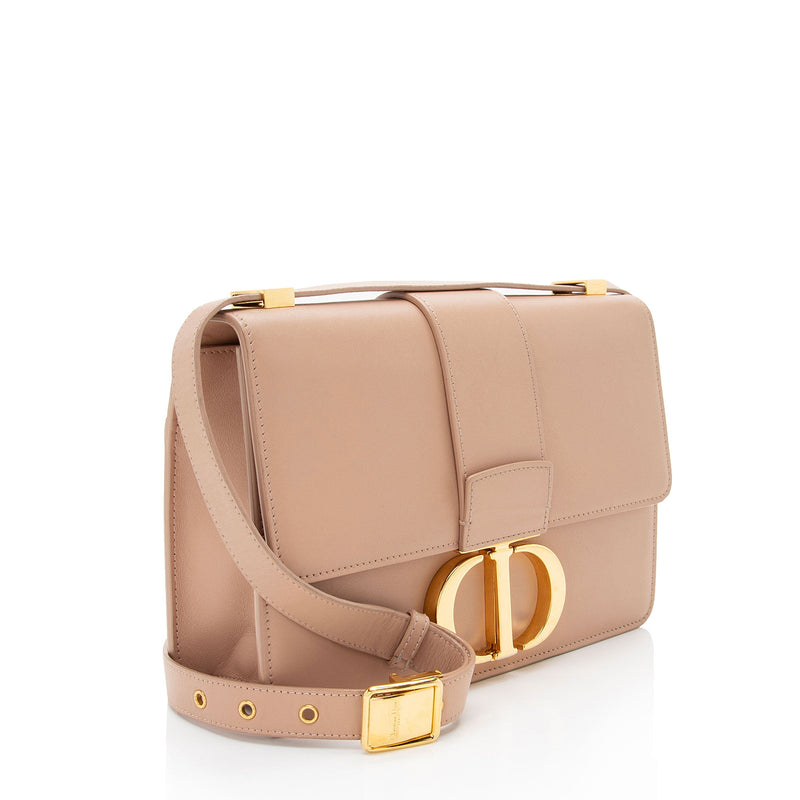 Pre-Owned Dior Calfskin Montaigne 30 Box Shoulder Bag