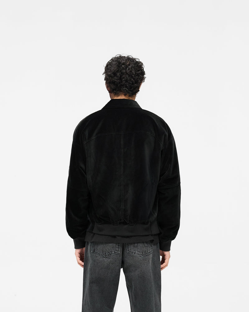 Bordeaux Brushed Jacket - Black
