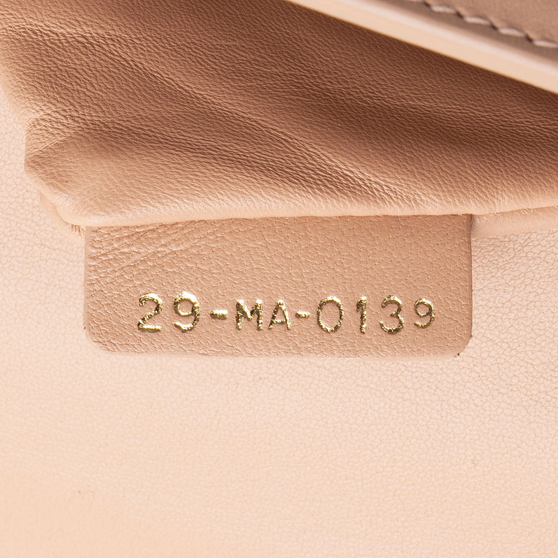 Pre-Owned Dior Calfskin Montaigne 30 Box Shoulder Bag
