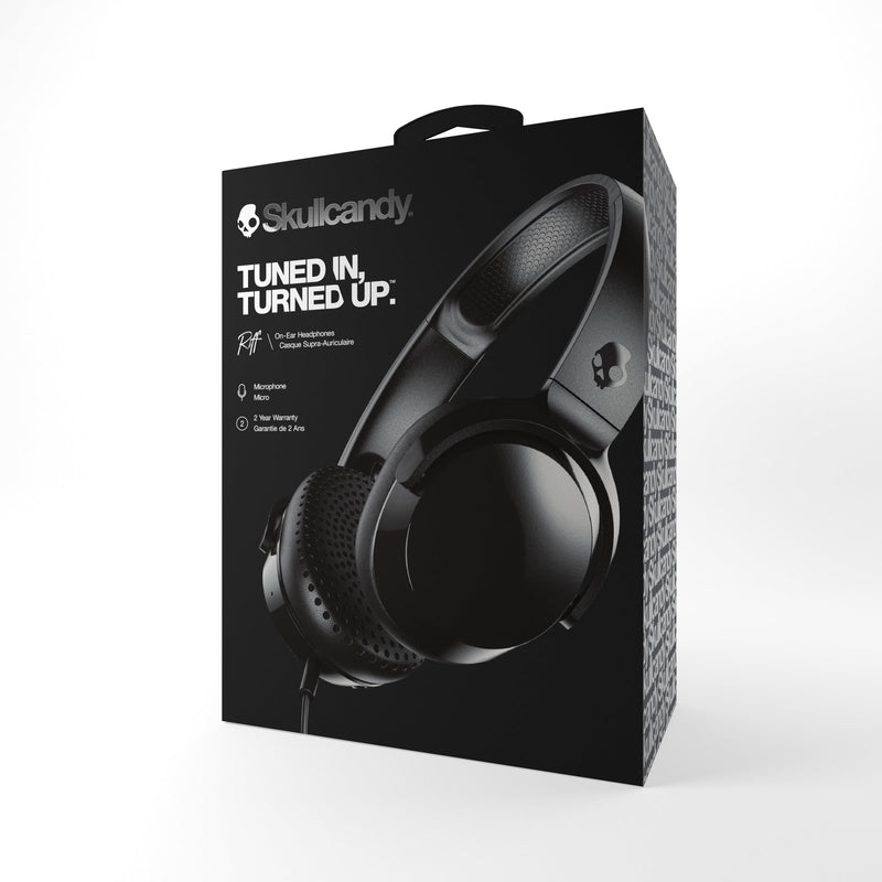 Skullcandy Riff on-ear Headphones with Microphone, Black