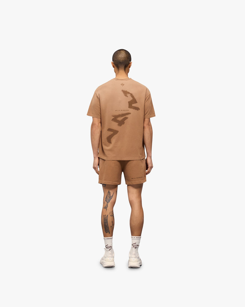 247 Motion Oversized T-Shirt - Rust