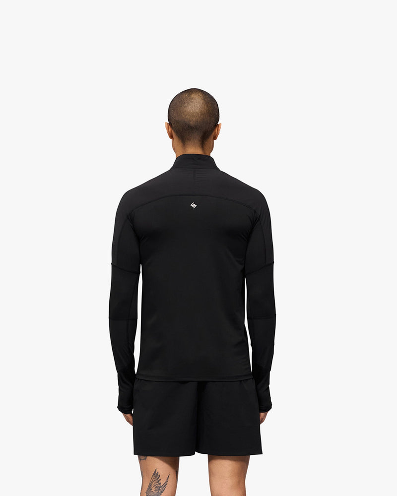 247 Run Quarter Zip - Jet Black