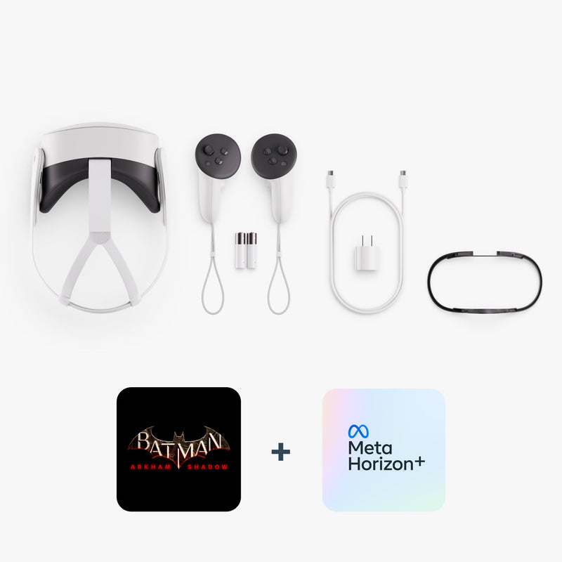 Meta Quest 3S 128GB – Get Batman: Arkham Shadow and a 3-Month Trial of Meta Horizon+ Included – All-In-One Headset