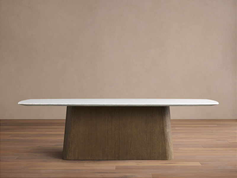 Saint Germain Stone Dining Table with Toulouse Base