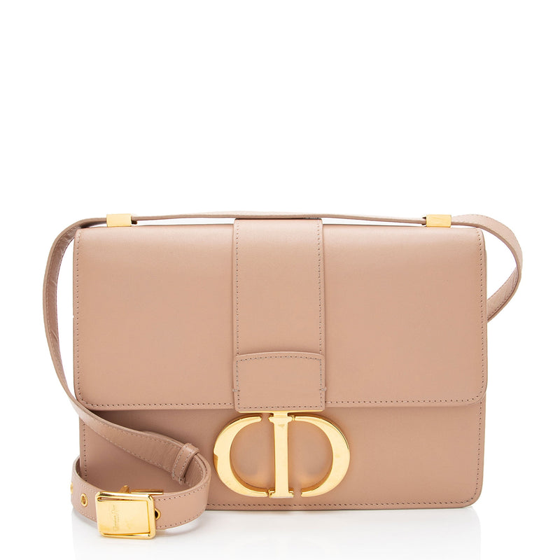Pre-Owned Dior Calfskin Montaigne 30 Box Shoulder Bag