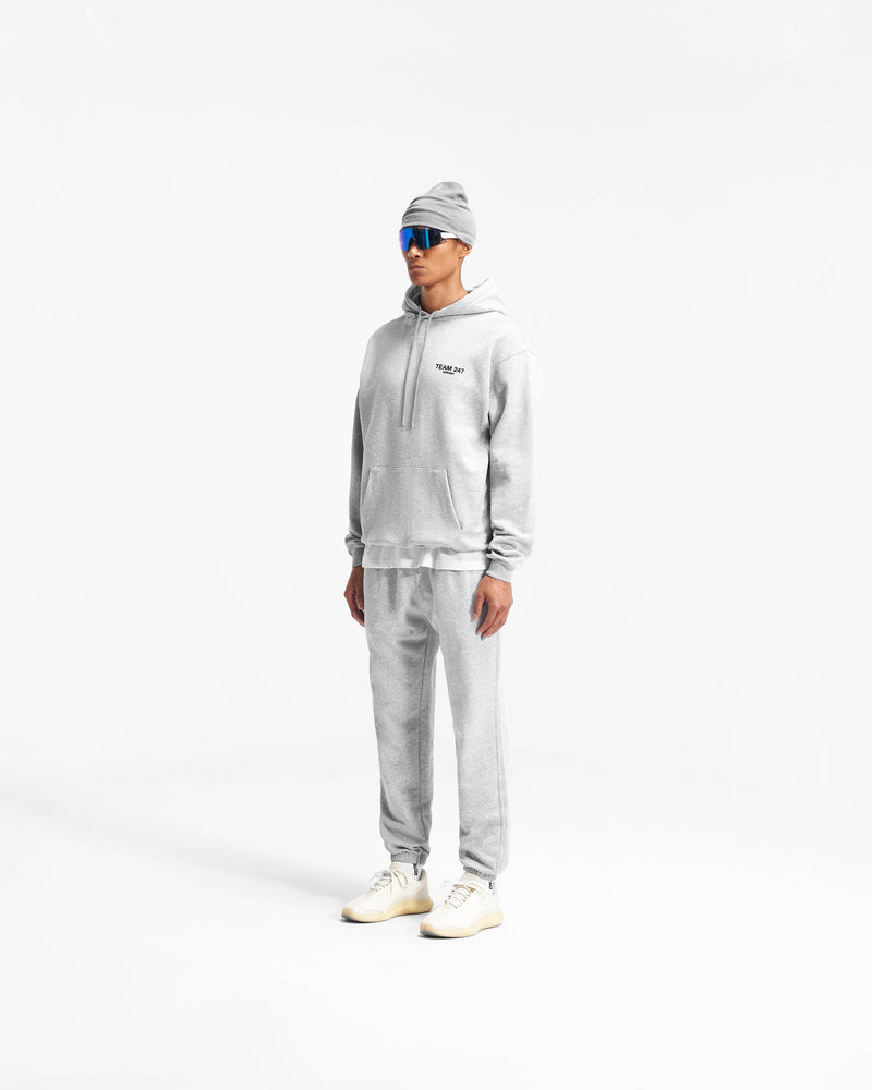 Team 247 Oversized Hoodie - Ash Grey