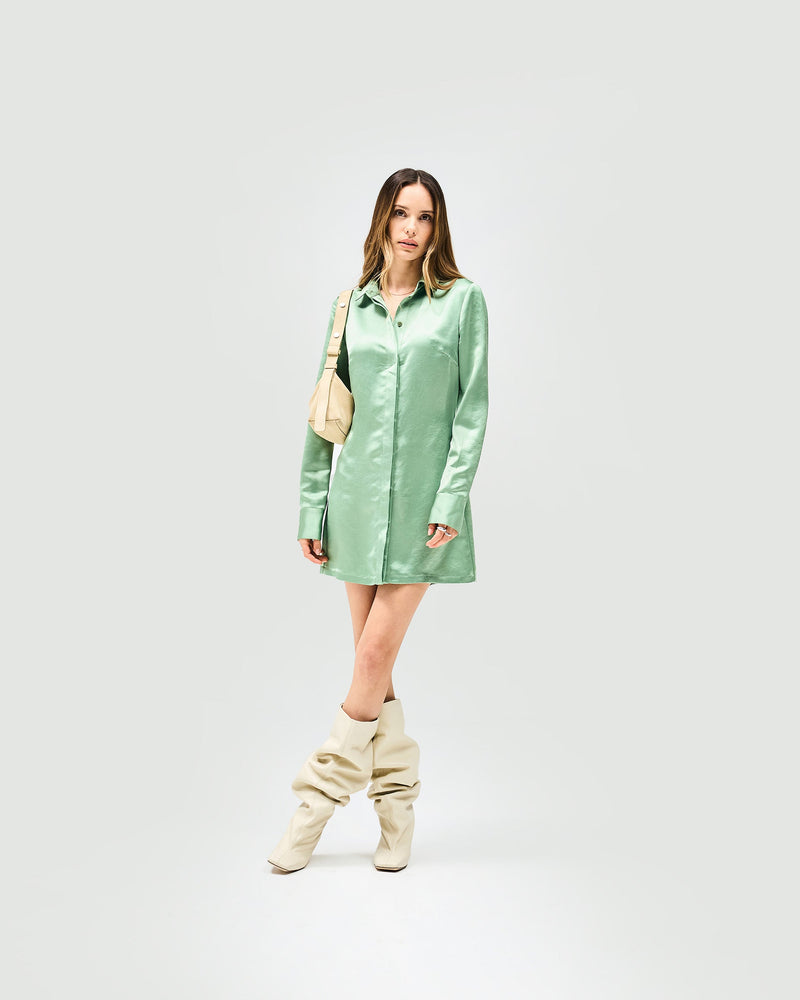 Vision Mini Dress - Basil