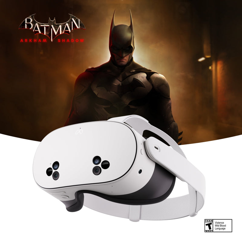 Meta Quest 3S 128GB – Get Batman: Arkham Shadow and a 3-Month Trial of Meta Horizon+ Included – All-In-One Headset