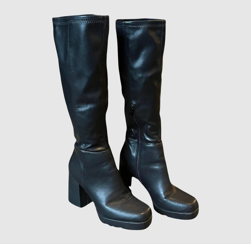 Steve Madden Knee High Platform Boots - SM REBOOTED
