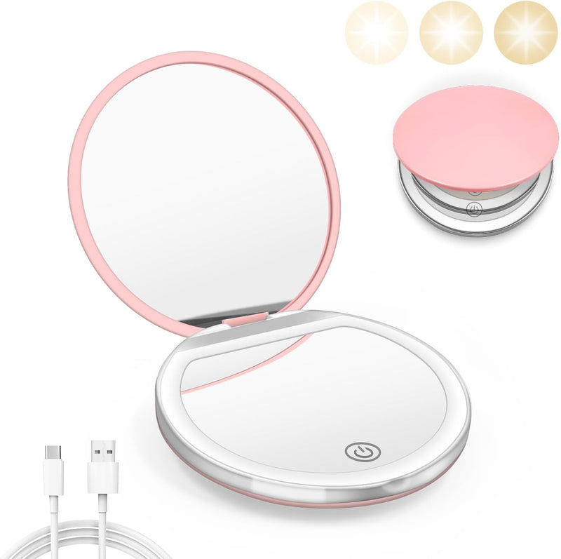 Herbionyx Compact Pocket Mirror
