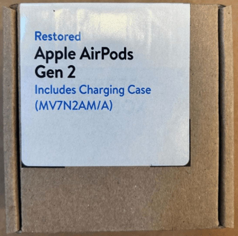 Restored Apple Airpods (2nd Generation) with Charging Case - White (Refurbished)