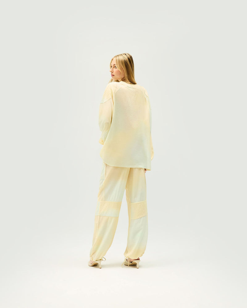 Storm Tracksuit Bottom - Storm Print Natural