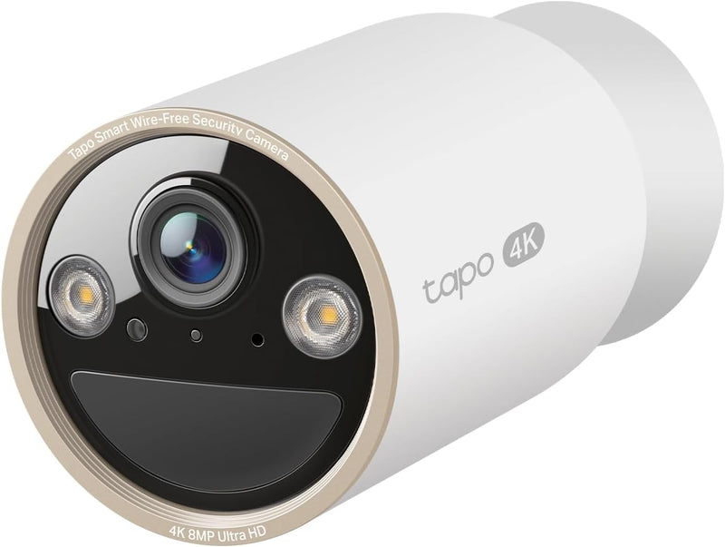 TP-Link 𝗧𝗮𝗽𝗼 SolarCam C402 Kit, Outdoor Battery Camera w/Solar Panel Base, Wireless, 1080P, Free Person/Vehicle Detection, SD/Cloud Storage, Color Night Vision, No Hub Needed, Works w/Alexa
