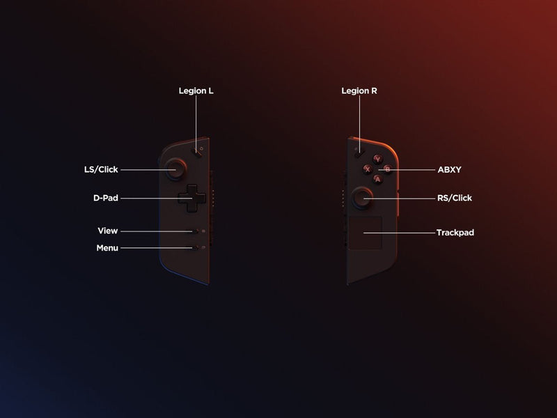 Lenovo - Legion Go 8.8" 144Hz WQXGA Gaming Handheld - AMD Ryzen Z1 Extreme - 16GB with 512 GB SSD - Shadow Black