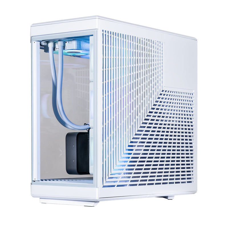 Velztorm LCD Praetix Custom Built Y70 Touch Gaming Desktop PC (Intel i9-14900K, RTX 5080, 64GB DDR5, 2TB PCIe SSD + 6TB HDD, RGB Fans, 360mm AIO, 1000W PSU, WiFi 6, Bluetooth 5.2, RJ-45, Win 11 Pro)