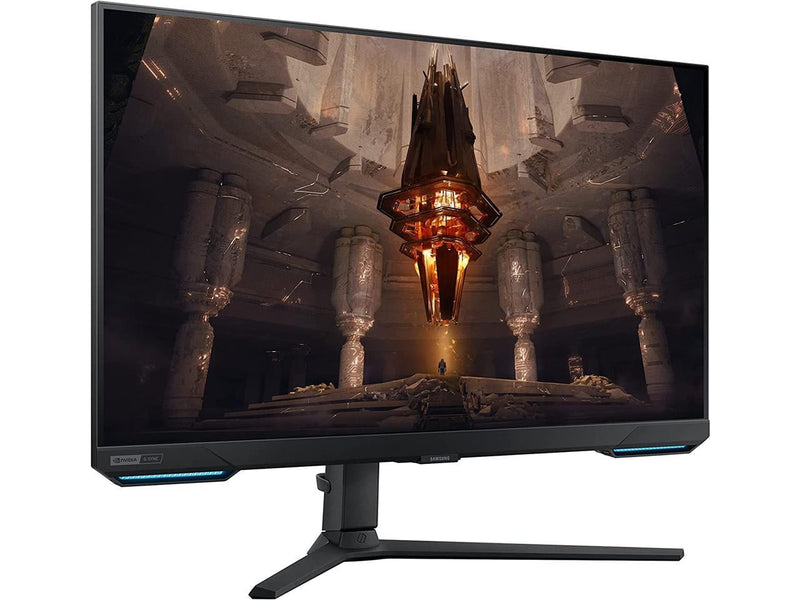 Samsung Odyssey G70B 28" 4K UHD IPS 144Hz 1ms G-Sync Compatible Gaming Monitor - LS28BG702ENXGO