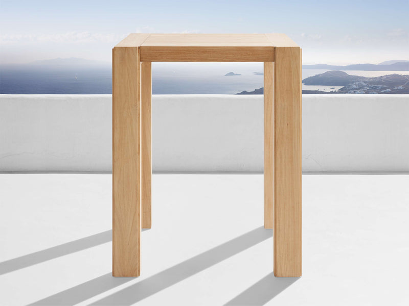 Canyon Outdoor Teak Bar Table