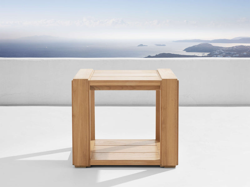 Canyon Outdoor Teak End Table