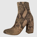 RAGAN SNAKE PRINT BOOTIE - SM REBOOTED