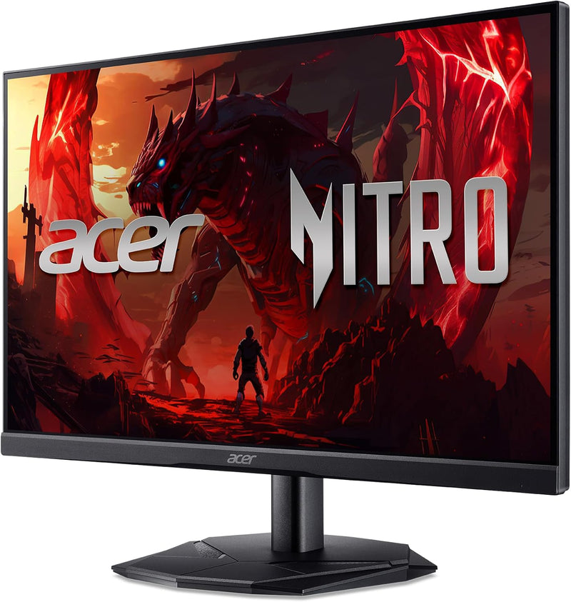 Acer Nitro KG241Y Sbiip 23.8” Full HD (1920 x 1080) VA Gaming Monitor | AMD FreeSync Premium Technology | 165Hz Refresh Rate | 1ms (VRB) | ZeroFrame Design | 1 x Display Port 1.2 & 2 x HDMI 2.0,Black