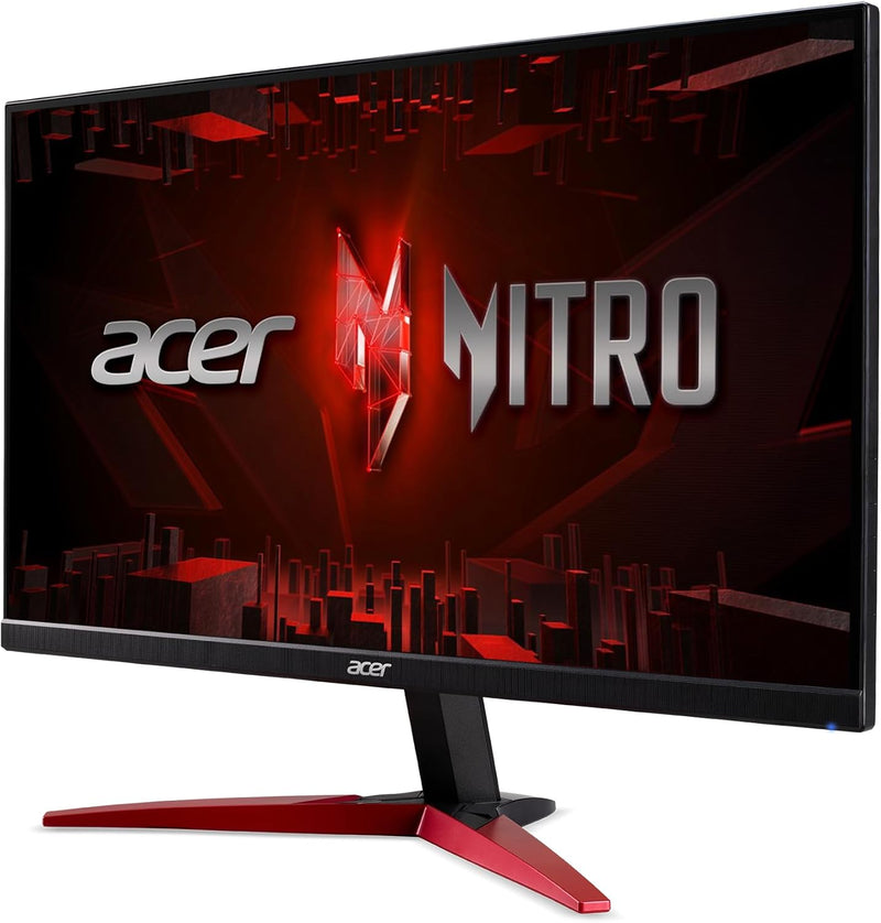 Acer Nitro KG241Y Sbiip 23.8” Full HD (1920 x 1080) VA Gaming Monitor | AMD FreeSync Premium Technology | 165Hz Refresh Rate | 1ms (VRB) | ZeroFrame Design | 1 x Display Port 1.2 & 2 x HDMI 2.0,Black
