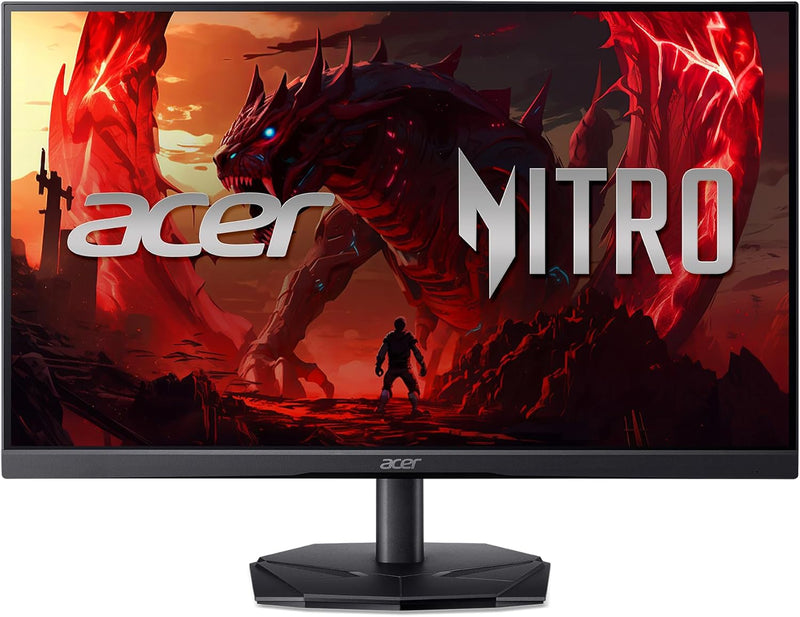 Acer Nitro KG241Y Sbiip 23.8” Full HD (1920 x 1080) VA Gaming Monitor | AMD FreeSync Premium Technology | 165Hz Refresh Rate | 1ms (VRB) | ZeroFrame Design | 1 x Display Port 1.2 & 2 x HDMI 2.0,Black