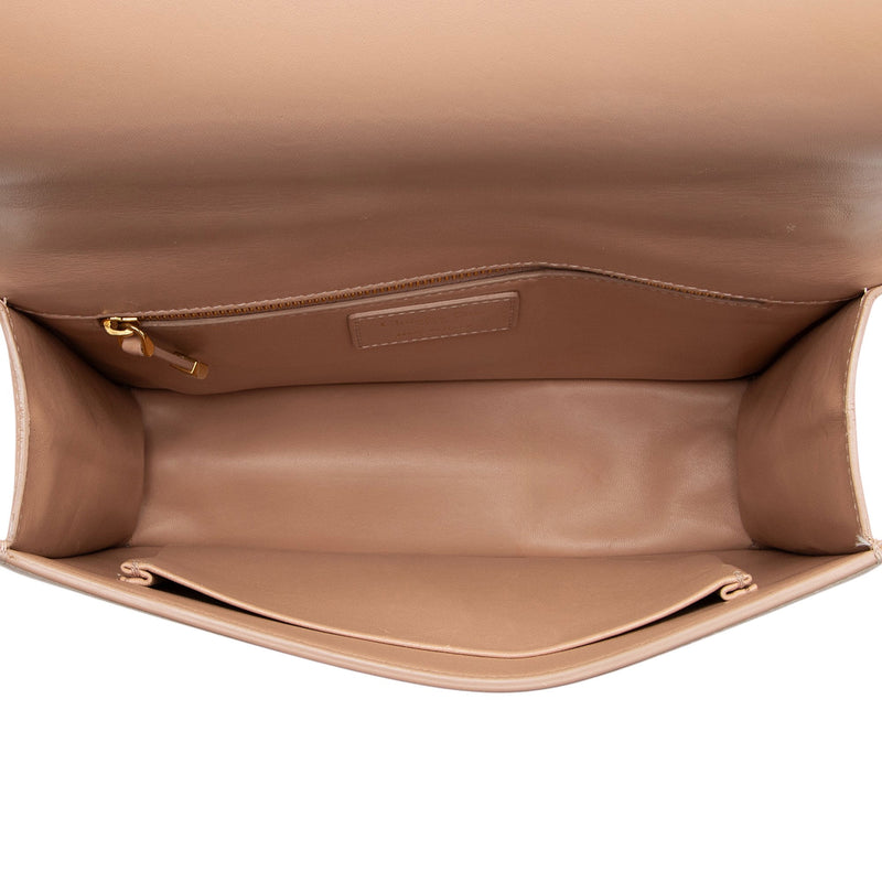 Pre-Owned Dior Calfskin Montaigne 30 Box Shoulder Bag