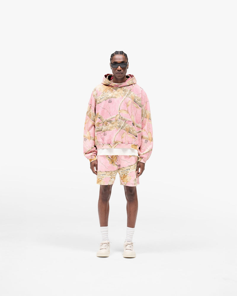 Realtree® Boxy Hoodie - Washed Pink Camo
