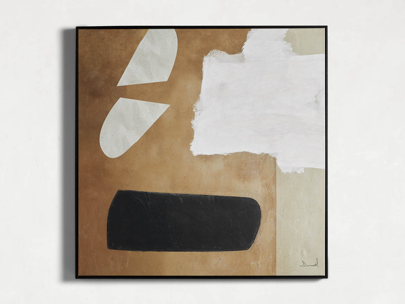 Study in Neutral II Framed Print