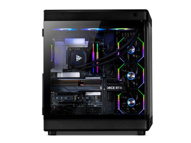 STORMCRAFT Gaming PC WIZARD AMD Ryzen 7 7800X3D NVIDIA GeForce RTX 5080 – AI Powered 32GB DDR5 6000MHz RGB 2TB SSD 360mm AIO Windows 11 Home - WI780XDCC-580N1