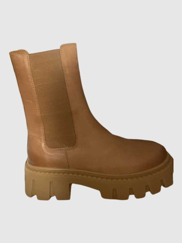CHARGES TAN LEATHER - SM REBOOTED