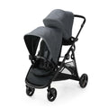 Graco Ready2Grow LX 2.0 Double Stroller Features Bench Seat and Standing Platform Options, Clark