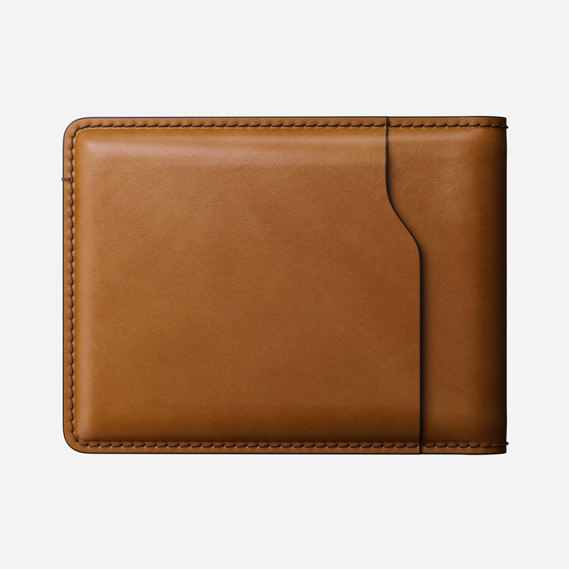 Bifold Wallet - English Tan | Nomad Leather | Find My