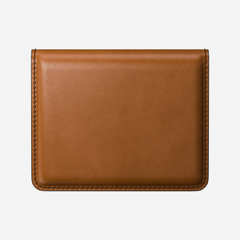 Card Wallet Plus - English Tan | Nomad Leather | Find My
