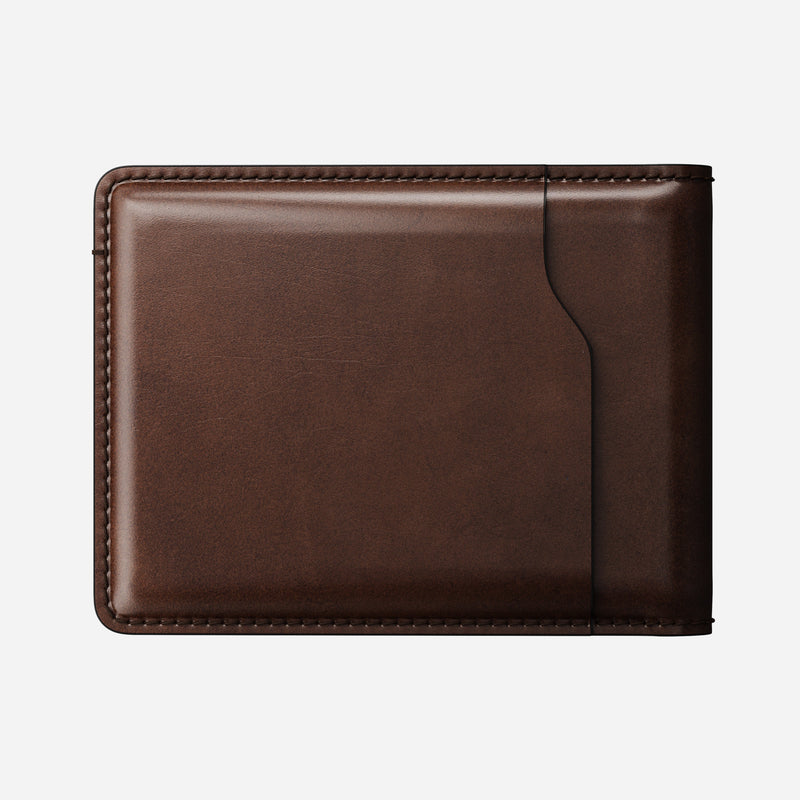 Bifold Wallet - Rustic Brown | Horween | Find My