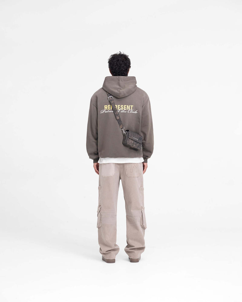 Patron Of The Club Hoodie - Washed Olive