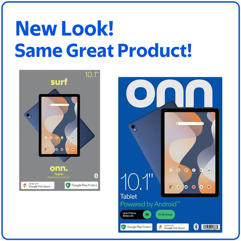 onn 10.1" Tablet, 32GB, (2024 Model) - Indigo