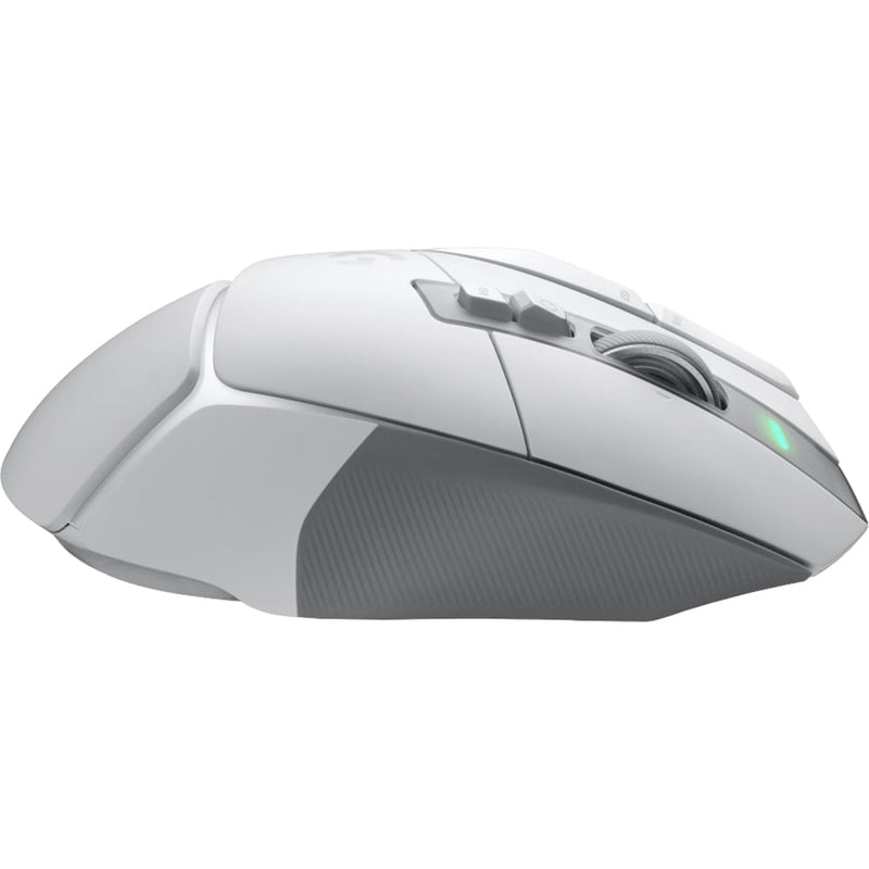 Logitech 910-006187 G502 X Lightspeed Wireless Gaming Mouse White Bundle with Deco Essentials Keyboard and Mouse Gel Memory Foam Wrist Pads, Universal Design, Added Comfort